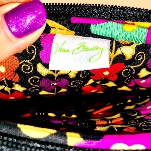 𝅺vera Bradley Va Va Bloom Mini Hipster Crossbody Wallet - Picture 9 of 16